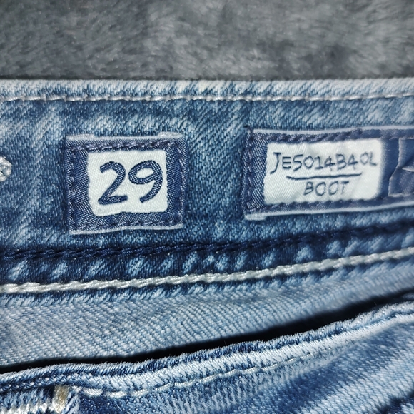 Stylish Blue Miss Me Women's Jeans - Picture 5 of 6